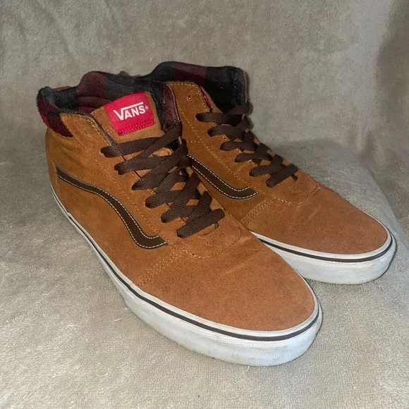 Vans Shoes Vans Suede High Top Ward Mte Sneakers Size 2 Poshmark